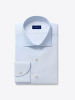 Custom Mayfair Wrinkle-Resistant Light Blue Twill Shirt Shirt