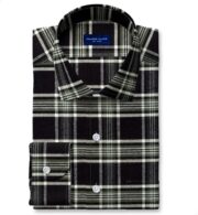 Shop Black and Grey Plaid Flannel