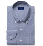 Shop Waverly Navy 120s Micro Gingham