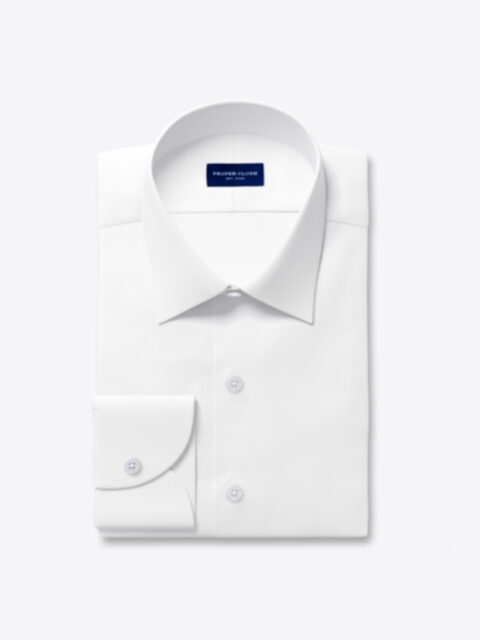 Mayfair Wrinkle-Resistant White Twill