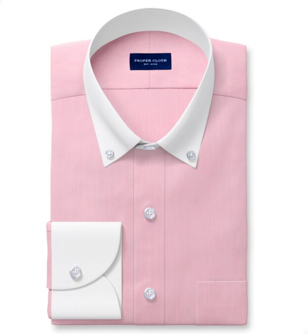 dress shirts thomas pink Pale Pink Classic Fit French Cuff Poplin Dress Shirt Thomas Pink