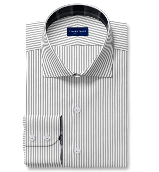 slim fit dress slacks Resistol Pinstripe Dress Shirt - XL