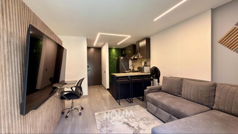 Apartamento de 1 alcoba en arriendo en Santa Bibiana, Bogotá, 40 m² · foto 3 de 24