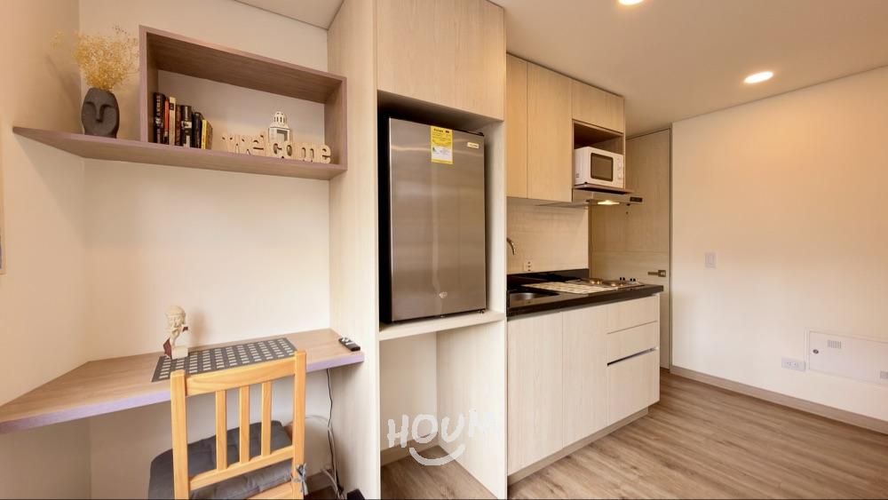 Apartamento de 1 alcoba en arriendo en Galerias, Bogotá, 21 m² · foto 5 de 16
