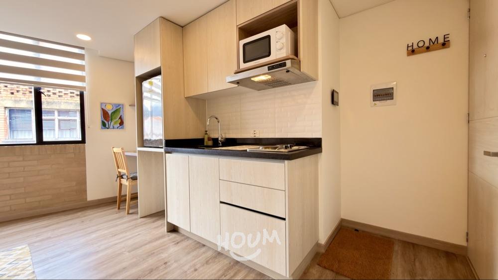 Apartamento de 1 alcoba en arriendo en Galerias, Bogotá, 21 m² · foto 6 de 16