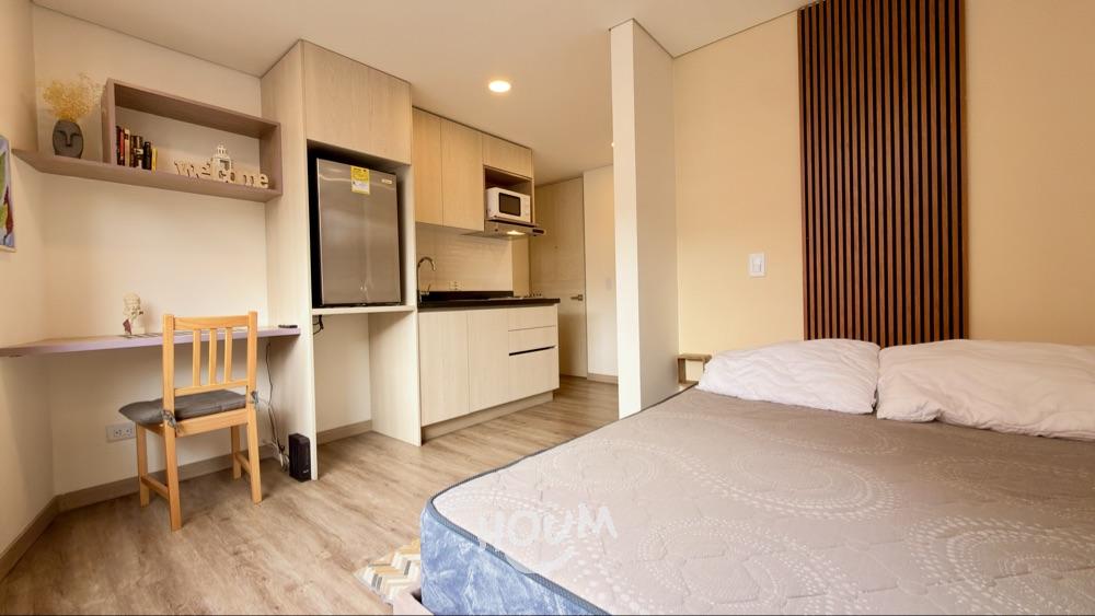 Apartamento de 1 alcoba en arriendo en Galerias, Bogotá, 21 m² · foto 4 de 16