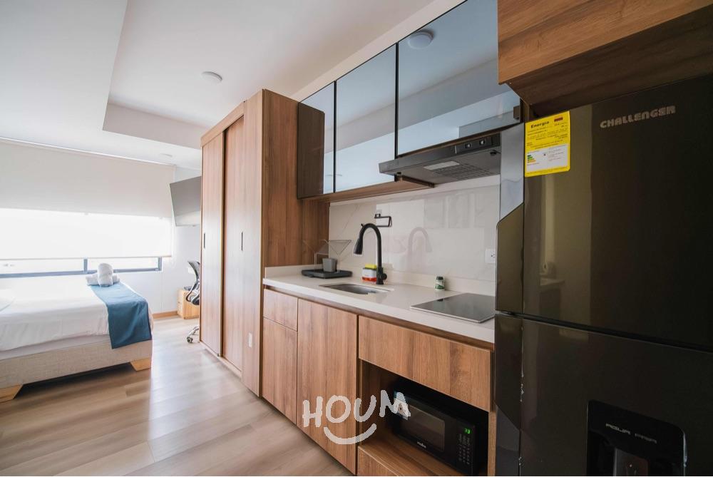 Apartamento de 1 alcoba en venta en La Castellana, Los Andes, Bogotá, 20 m² · foto 8 de 23