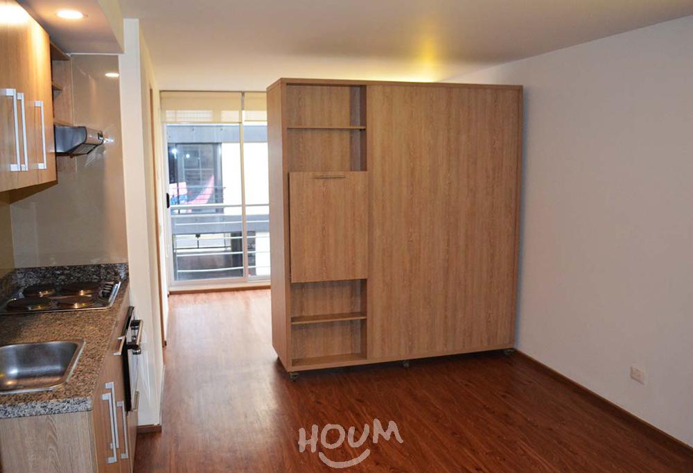 Apartamento de 1 alcoba en venta en Chapinero Alto, Pardo Rubio, Bogotá, 32 m² · foto 2 de 24