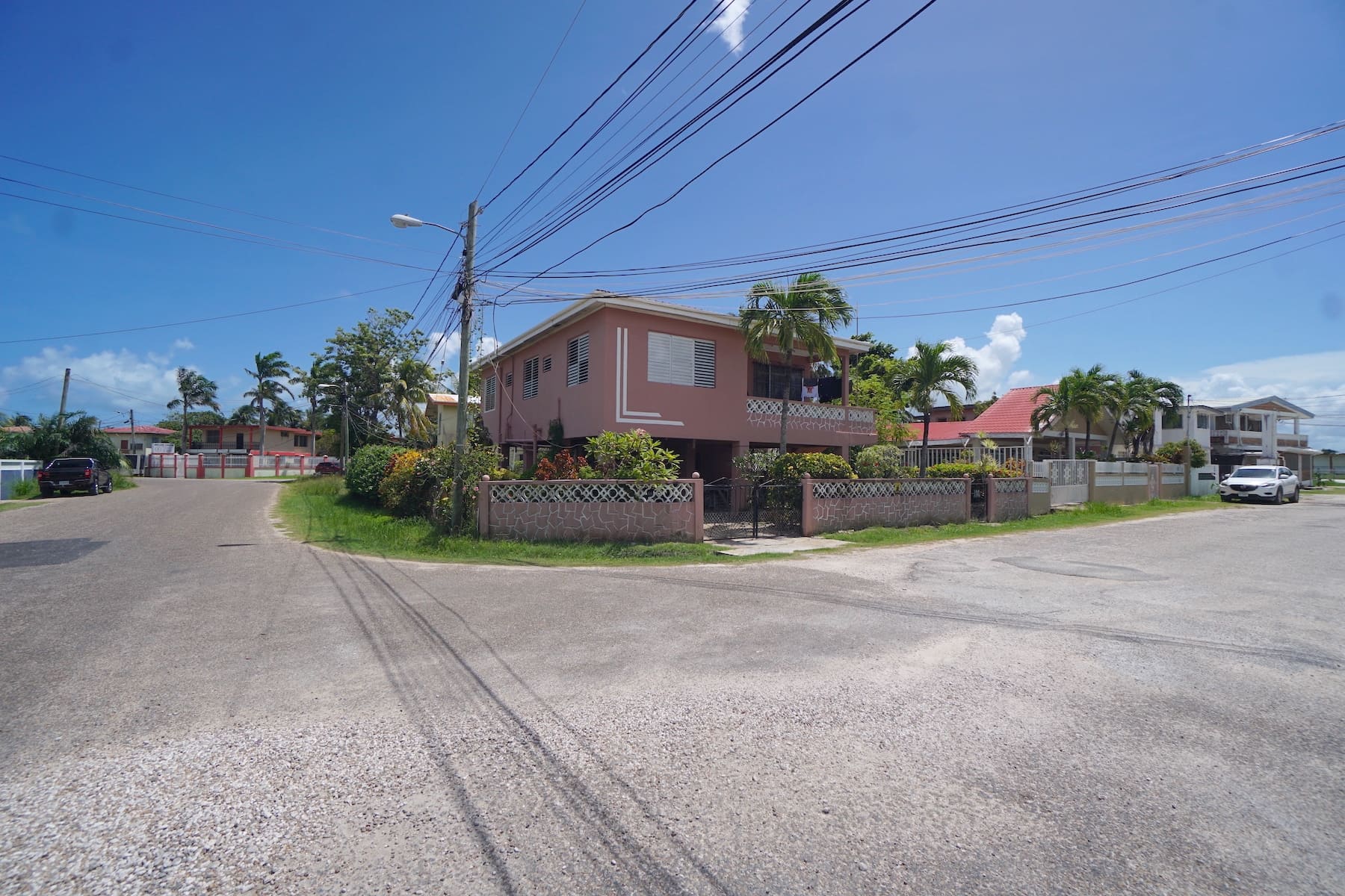 Residence sits on a Corner Lot in King's Park, Belize City • Vista Real