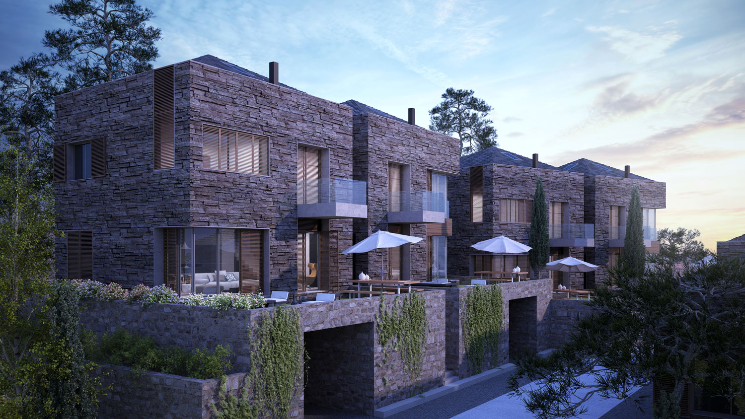 Charming Villa For Sale Pine Villas Project in Beit Hebbak, Jbeil JSK