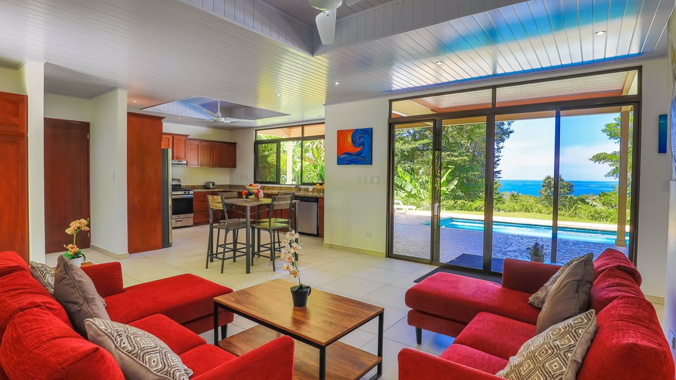 Contemporary Ocean View Estate Minutes from the Beach in Uvita
