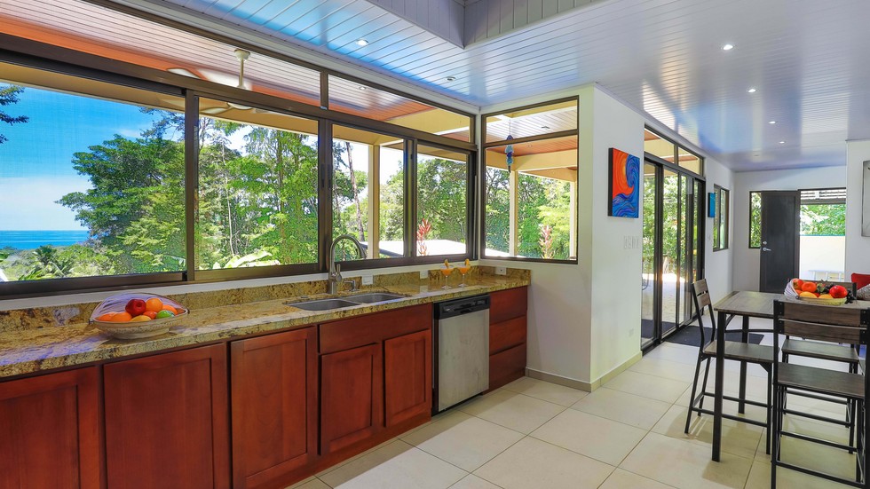 Contemporary Ocean View Estate Minutes from the Beach in Uvita