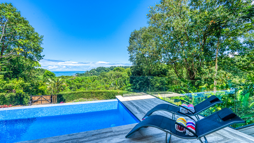 Ocean View Home In Dominical With Sea Breezes And Abundant Wildlife