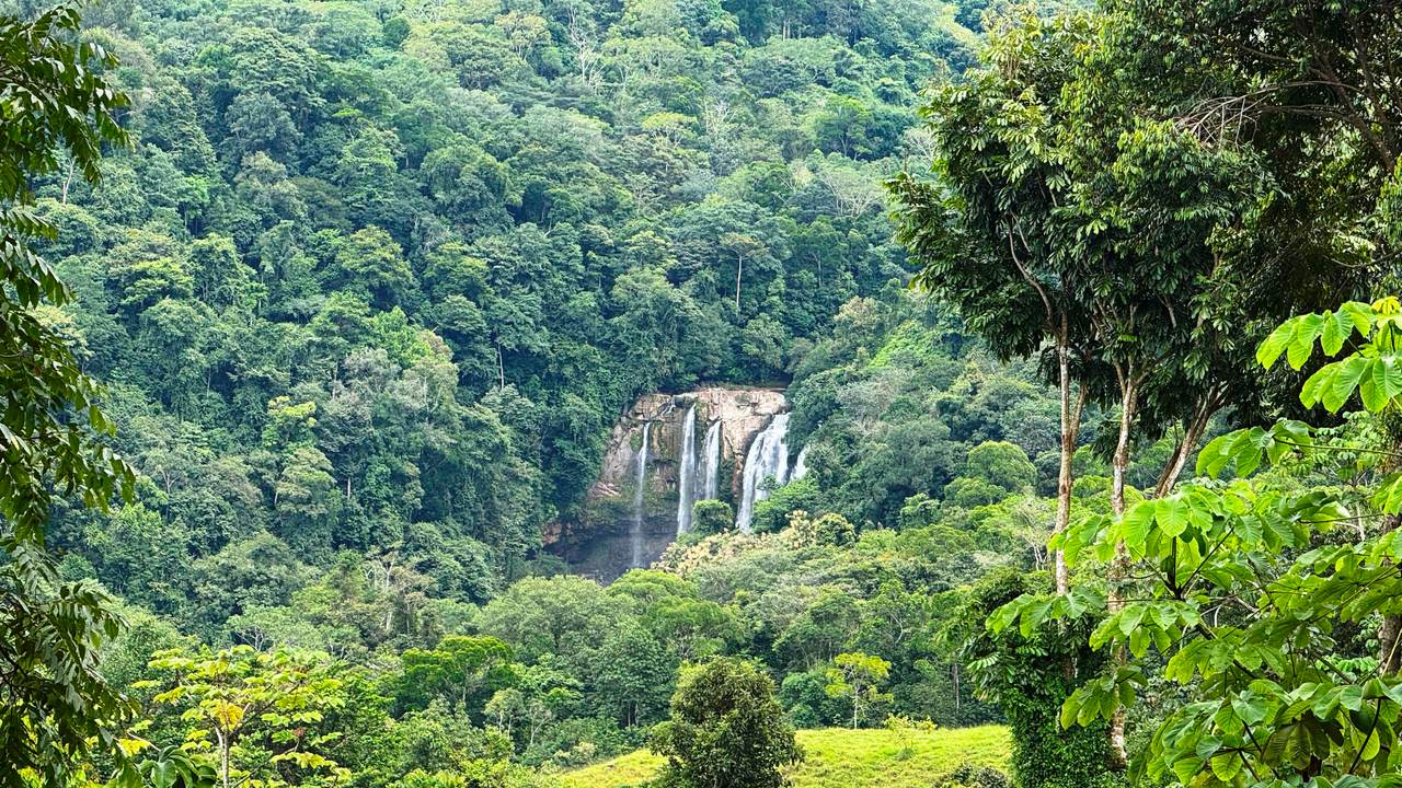 2.6 Acre Waterfall View Property in Playa Dominical Costa Rica