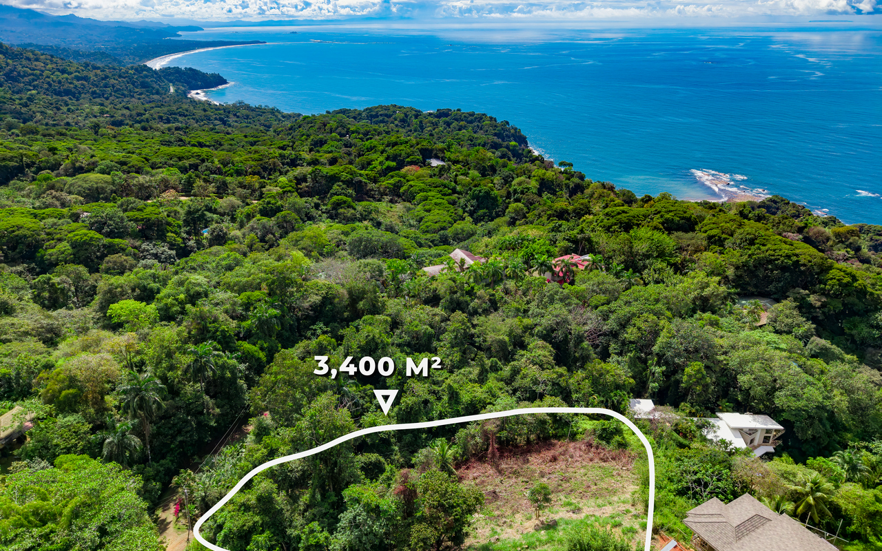 Luxury Ocean View Homesite in Escaleras Playa Dominical