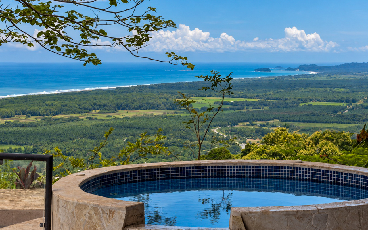90 Acre Waterfall and Ocean View Private Wildlife Sanctuary Above Matapalo Beach