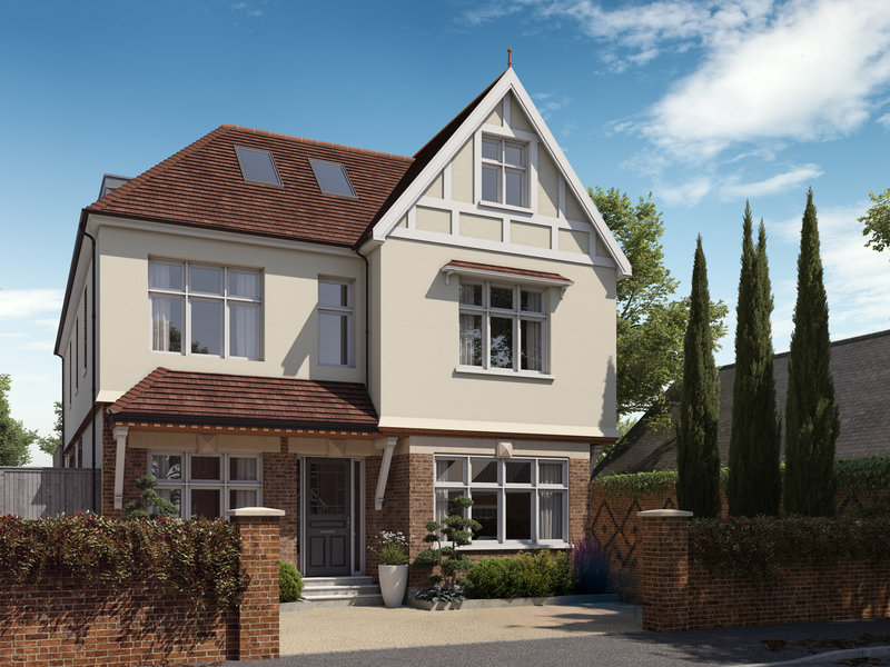 Close to completion, a six-bedroom home with spa, cinema and landscaped gardens
