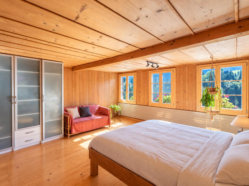 Maison individuelle de 8 pièces à Zweisimmen - Chambre