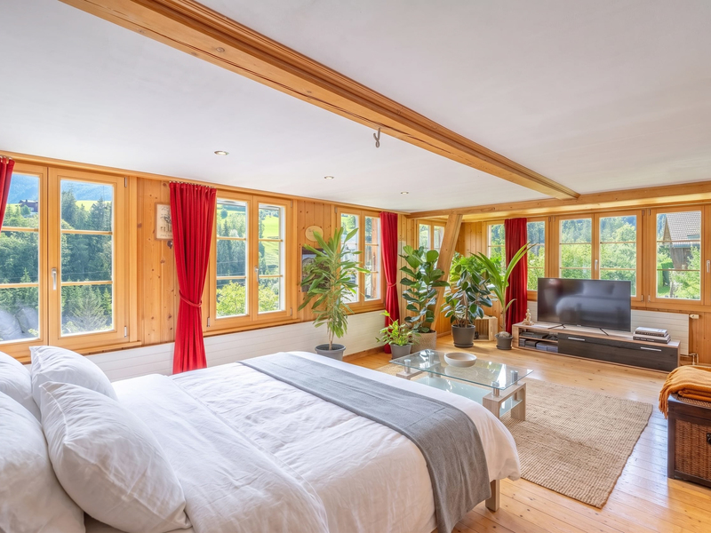 Maison individuelle de 8 pièces à Zweisimmen - Chambre