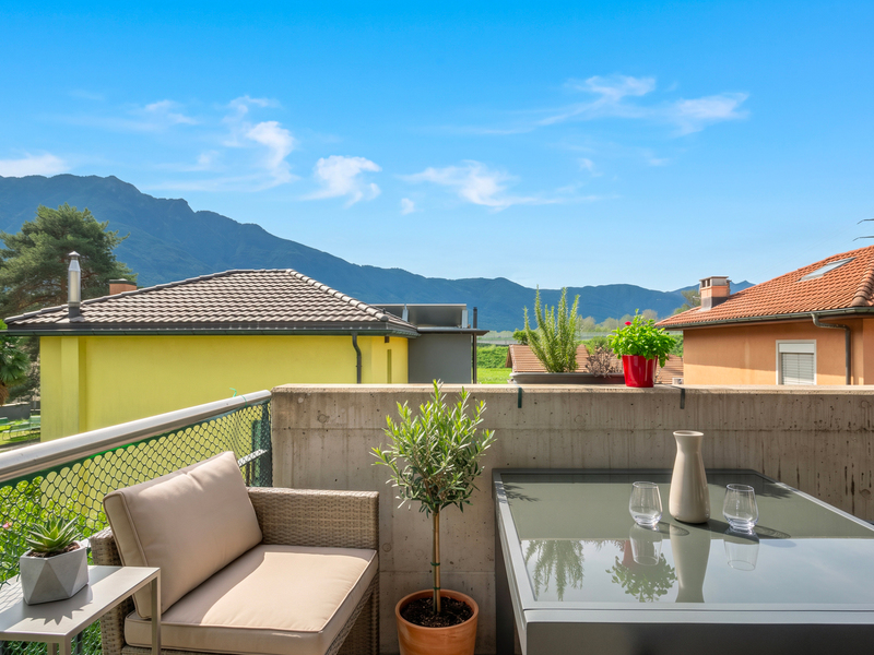 Appartement de 5 pièces à Bellinzona - Surfaces extérieures