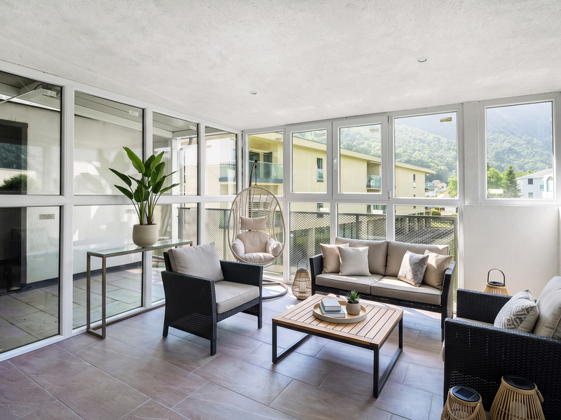 Maison d'angle mitoyenne de 3.5 pièces à Valmara Melano - Espace supplémentaire