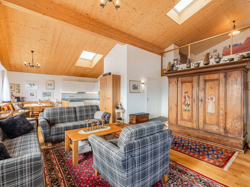 4.5-Zimmer Wohnung in Waldstatt - Wohn- und Essbereich