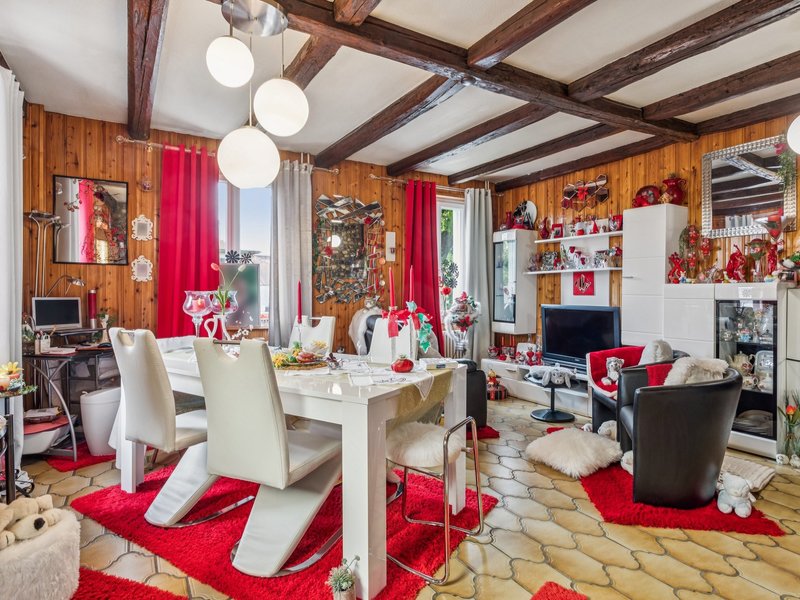 Maison individuelle de 8.5 pièces à Romont FR - Séjour