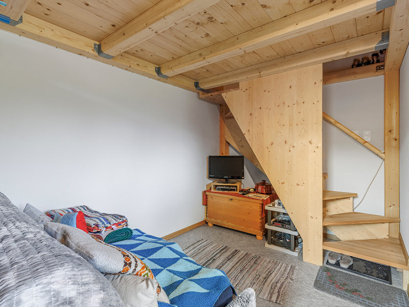 2-Zimmer Einfamilienhaus in Sils Maria - Wohnbereich
