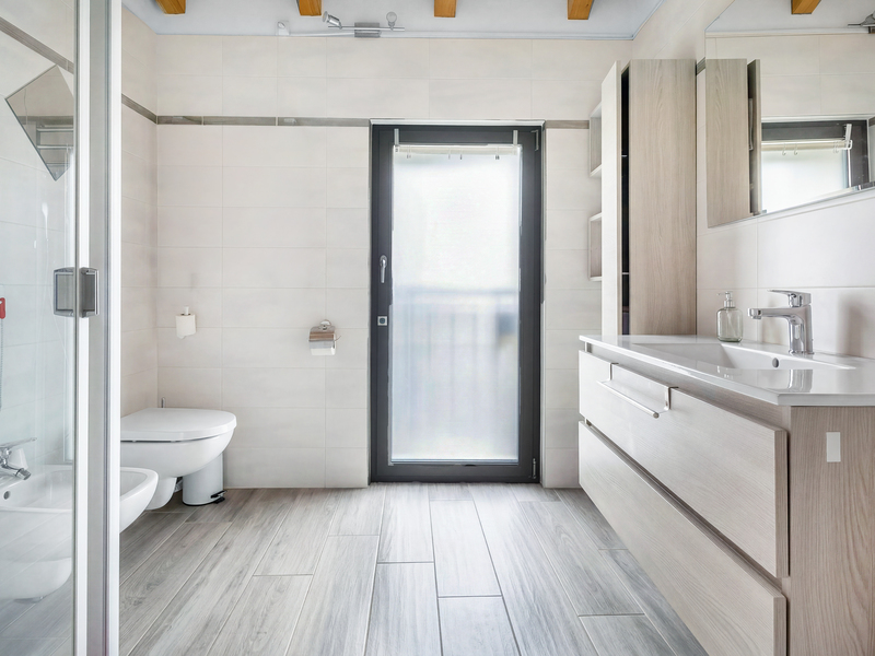 3.5-Zimmer Einfamilienhaus in Gentilino (Viglio) - Badezimmer