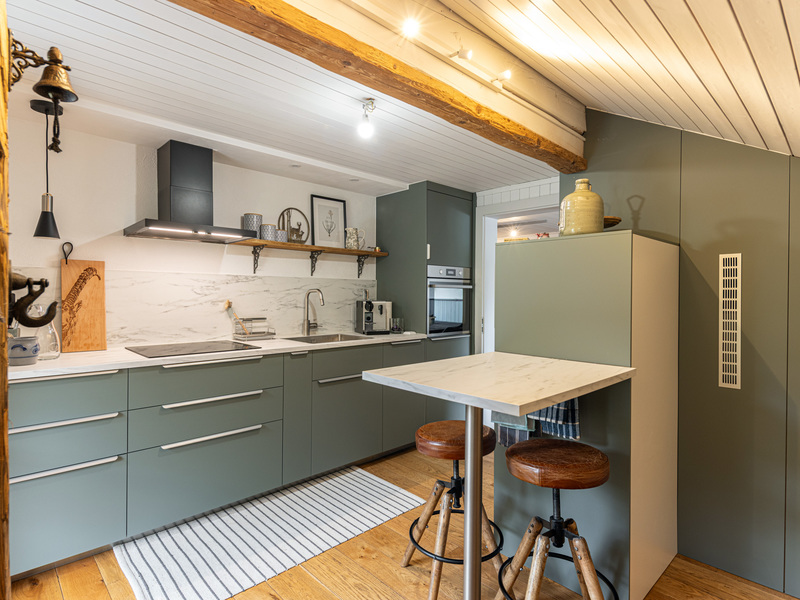 3.5-Zimmer Wohnung in Surcasti - Küche