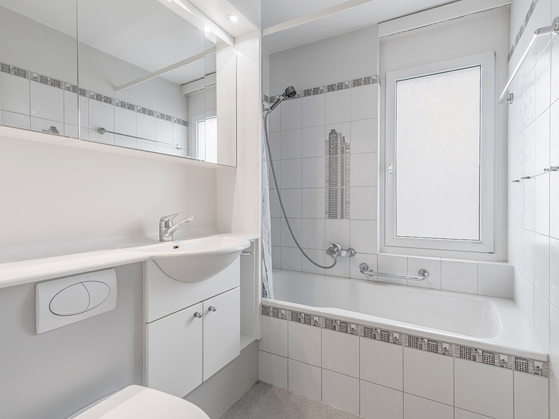 4.5-Zimmer Maisonette in Speicher - Badezimmer