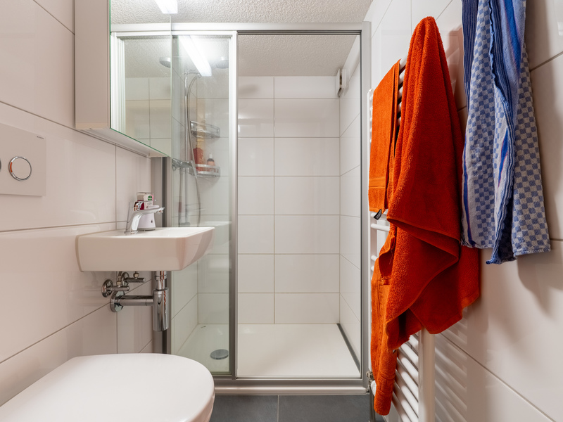 Immeuble collectif à Schwenden im Diemtigtal - Salle de bain