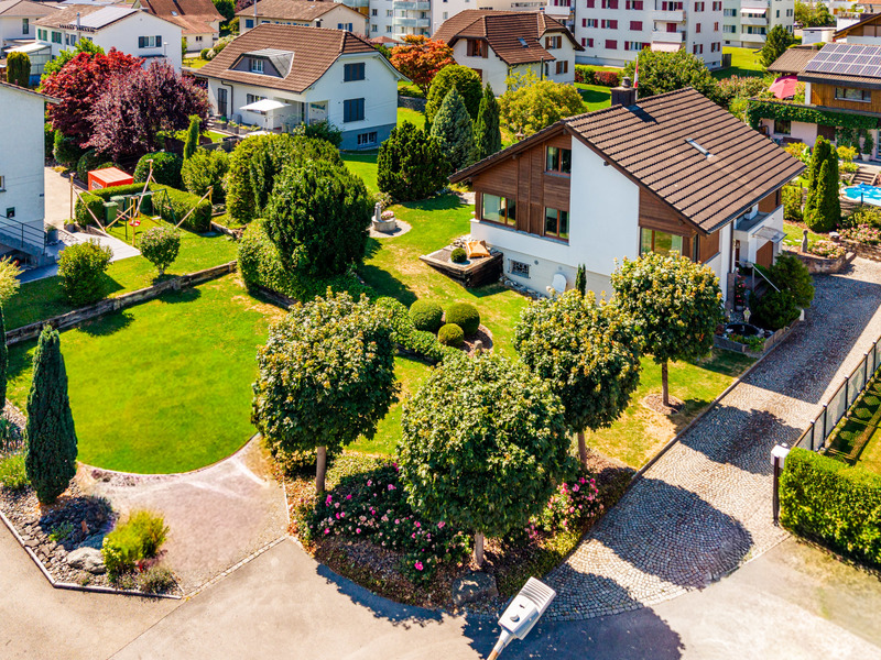 Maison individuelle de 6.5 pièces à Rebstein - Surfaces extérieures