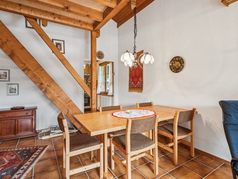 Appartement de 3.5 pièces à Charmey - Séjour et salle à manger