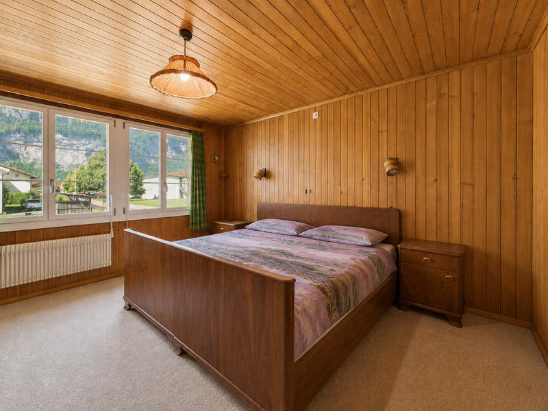 Maison individuelle de 6.5 pièces à Meiringen - Chambre