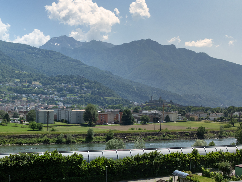 Bauland in Carasso - Aussicht