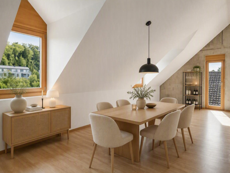 Loft de 2 pièces à Rüti - Séjour et salle à manger