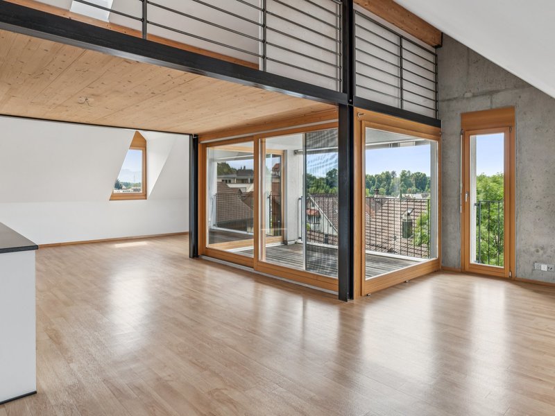 Loft de 2 pièces à Rüti - Séjour et salle à manger