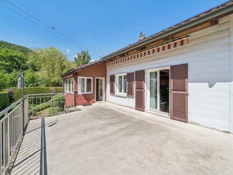 Maison individuelle de 3.5 pièces à Vallorbe - Surfaces extérieures