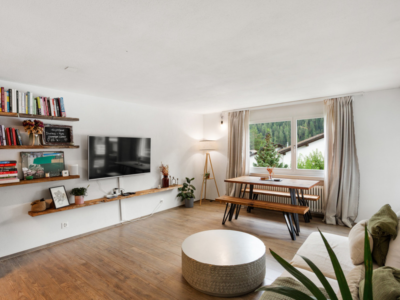 Appartement de 4 pièces à Scuol - Séjour