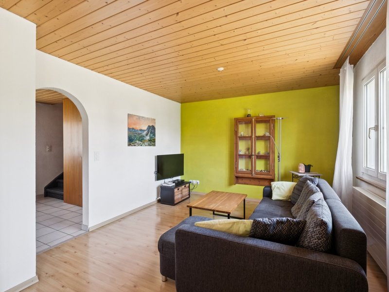 4.5-Zimmer Einfamilienhaus in Biberist - Wohnbereich