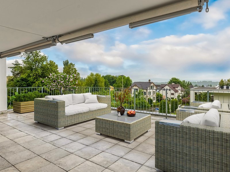 4.5-Zimmer Wohnung in Hinwil - Aussicht