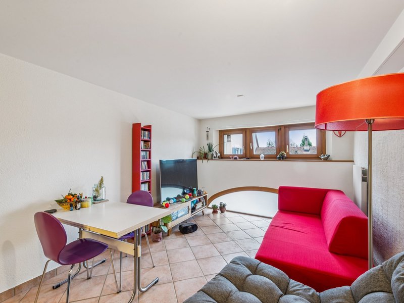 Immeuble collectif à yens - Séjour et salle à manger