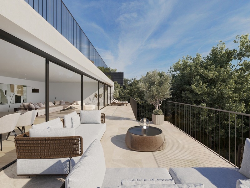 Appartement de 3.5 pièces à Adliswil - Surfaces extérieures
