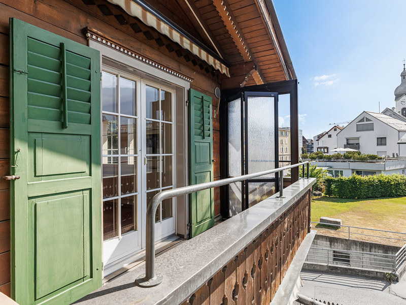 Mehrfamilienhaus in Ilanz - Aussenflächen