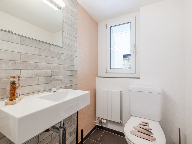 4.5-Zimmer Einfamilienhaus in Eggersriet - Badezimmer