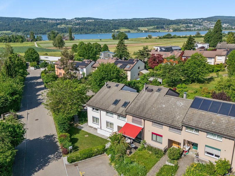 5.5-Zimmer Reiheneckhaus in Greifensee - Aussicht