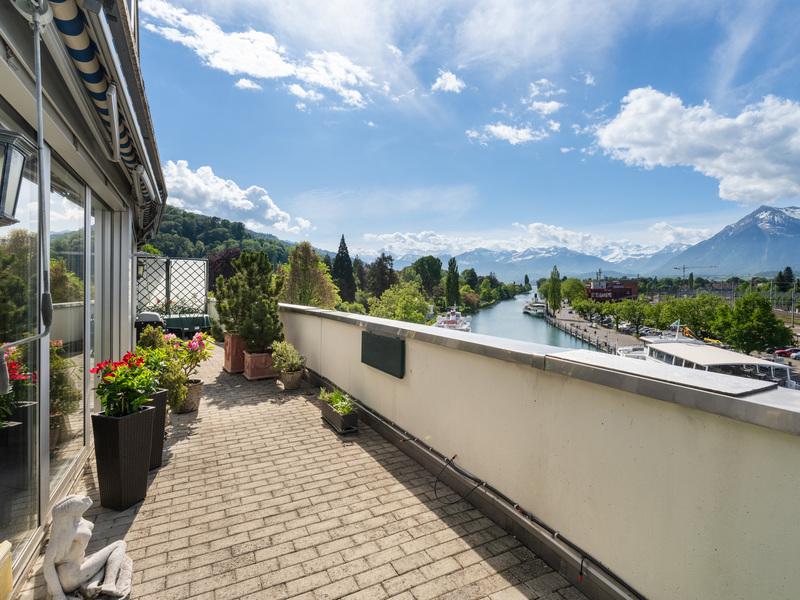 Duplex de 4 pièces à Thun - Surfaces extérieures