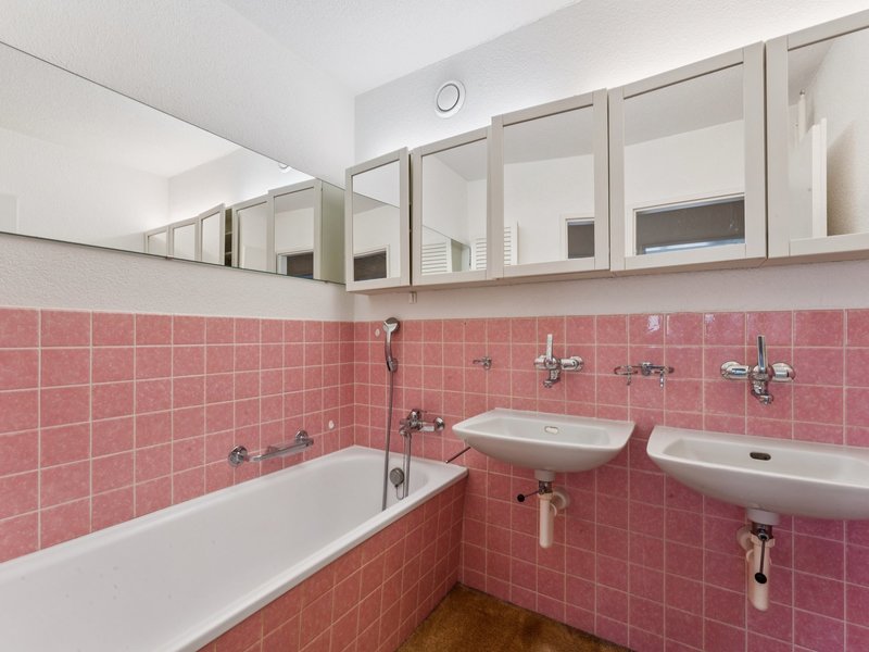 Appartement de 3.5 pièces à Obernau - Salle de bain