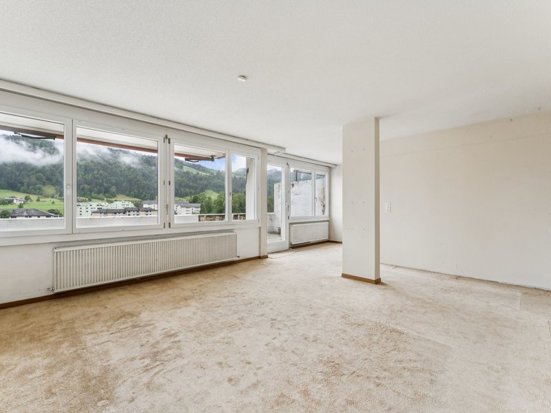 Appartement de 3.5 pièces à Obernau - Séjour